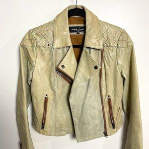 Black Rivet Leather Jacket Size Small